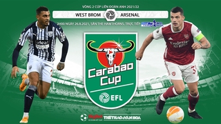 Nhận định bóng đá nhà cái West Brom vs Arsenal và nhận định bóng đá Anh League Cup (02h00 ngày 26/8)