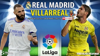 Soi kèo nhà cái Real Madrid vs Villareal và nhận định bóng đá La Liga (2h00, 26/9)