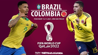 Soi kèo nhà cái Brazil vs Colombia. Nhận định, dự đoán bóng đá World Cup 2022 (7h30, 12/11)