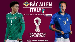 Nhận định bóng đá nhà cái Bắc Ireland vs Ý. Nhận định, dự đoán bóng đá World Cup 2022 (2h45, 16/11)