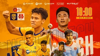 VIDEO TRỰC TIẾP SLNA vs Hải Phòng - Xem VTV6 trực tiếp bóng đá V-League 2022 (18h00, 23/7)