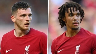 Robertson và Alexander-Arnold, hai 'nạn nhân' lớn nhất của Liverpool mùa này