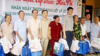 Nghệ An: Khám chữa bệnh và cấp thuốc miên phí nhân ngày 27/7