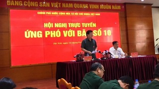 Phó Thủ tướng Trịnh Đình Dũng chỉ đạo họp khẩn cấp ứng phó với cơn bão số 10