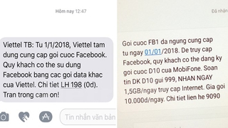 Viettel, MobiFone, VinaPhone đồng loạt ngưng gói cước lướt Facebook, YouTube