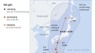 Nhật Bản đối phó với siêu bão Jebi, cơn bão khả năng mạnh nhất 25 năm qua