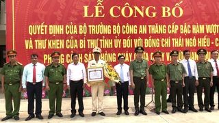 Tôn vinh hành động dũng cảm cứu 4 người đuối nước của đồng chí Thái Ngô Hiếu