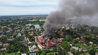 Hà Nội: Đề nghị điều tra, làm rõ nguyên nhân cháy chùa Hòa Phúc