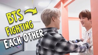 Loạt ảnh BTS 'choảng' nhau: Ai không tham chiến thì bàng quan đến lạ!