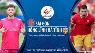 Soi kèo bóng đá Sài Gòn vs Hà Tĩnh. TTTT HD Trực tiếp bóng đá Việt Nam