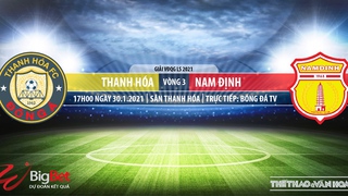 Soi kèo nhà cái Thanh Hóa vs Nam Định. BĐTV trực tiếp bóng đá Việt Nam hôm nay