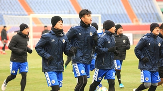 14h30 ngày 19/2: Shandong Luneng - Hà Nội FC: Thử thách giữa mưa tuyết