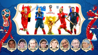 Bàn tròn World Cup 2018: Pháp sẽ vô địch, Anh giành hạng Ba