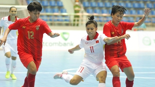 Khởi tranh futsal nữ: Việt Nam thắng tưng bừng ngày ra quân