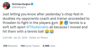 Ăn mừng quá mức, 'trai hư' Kyrgios bị... dọa đánh
