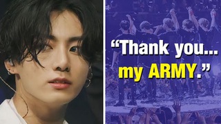 Jungkook BTS cảm ơn ARMY đã giúp anh tái khám phá ý nghĩa cuộc đời mình
