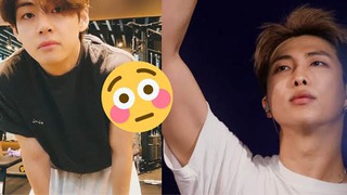 Fan ‘phát sốt’ khi ngắm những hình ảnh RM và V BTS tập gym