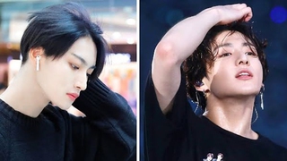 10+ nam thần K-pop chứng minh tóc đen là tuyệt phẩm: Jungkook BTS, Soobin TXT…