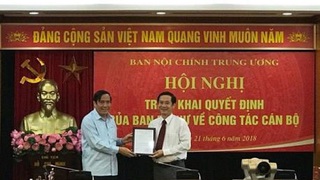 Đồng chí Nguyễn Thái Học giữ chức Phó Trưởng Ban Nội chính Trung ương