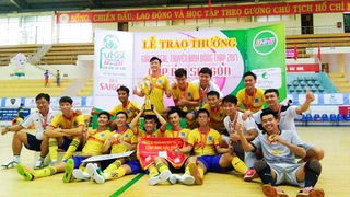 Khí Cà Mau vô địch giải Futsal Truyền hình Đồng Tháp 2017