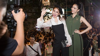 Chung kết Next Top: Phạm Hương tinh nghịch selfie cùng Tường Linh và Hà Thu