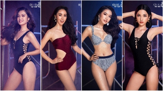 Hoa hậu Việt Nam 2020: Dàn thí sinh 'đốt mắt’ khán giả với bikini