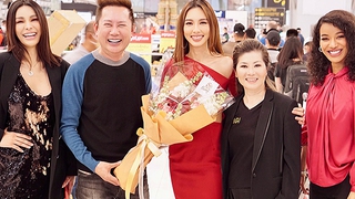 Thùy Tiên về Việt Nam sau 1 tháng đăng quang Miss Grand