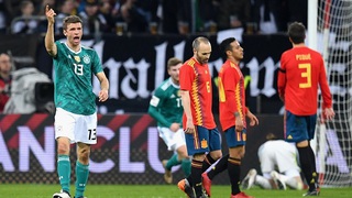 Đức 1-1 Tây Ban Nha: Mueller ghi bàn tuyệt đẹp hạ De Gea