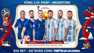 Chọn kèo Pháp vs Argentina (21h, 30/6), Uruguay vs Bồ Đào Nha (01h, 1/7)