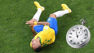 CHOÁNG với số phút Neymar nằm vạ trên sân ở World Cup 2018