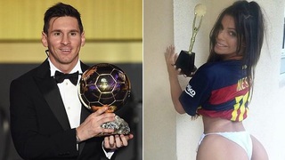 Hoa hậu siêu vòng 3 lại 'khoe thân' sau khi được Messi bỏ chặn trên mạng xã hội