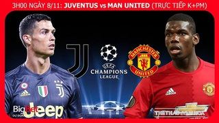 Soi kèo Juventus vs M.U (03h00 ngày 8/11), vòng bảng Cúp C1