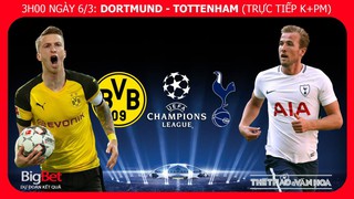 VIDEO nhận định Dortmund vs Tottenham (03h00 ngày 6/3), vòng 1/8 Cúp C1. Trực tiếp K+ PM