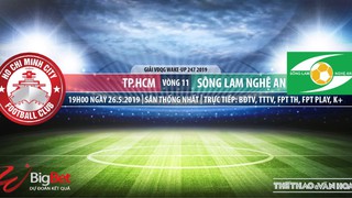 TPHCM vs SLNA: Trực tiếp bóng đá và nhận định (19h00 ngày 25/05). Trực tiếp V League