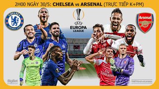 Soi kèo Chelsea vs Arsenal (02h00 ngày 30/5). Trực tiếp bóng đá Chung kết C2/Europa League