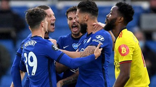 Chelsea 3-0 Watford: Giroud, Willian, Barkley lập công, Chelsea trở lại Top 4