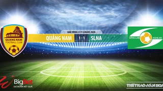 Soi kèo bóng đá Quảng Nam vs SLNA. Trực tiếp bóng đá Việt Nam. V-League 2020