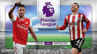 Soi kèo nhà cái Arsenal vs Sheffield. Ngoại hạng Anh. Trực tiếp K+ PM