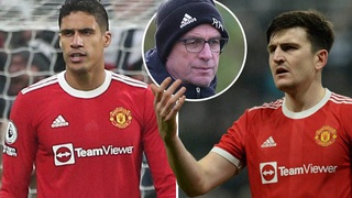 MU vs Burnley: HLV Rangnick vẫn tin tưởng Maguire và Varane