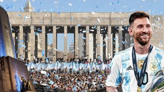 5000 học sinh hát chúc mừng sinh nhật Messi ở Argentina
