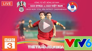 Xem trực tiếp bóng đá Asiad 2018 trên VTC3, VTV6, VOV, VTC, VTC Now