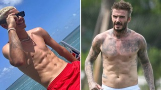 Con trai Beckham khoe body '6 múi' đẹp như bố trên du thuyền