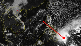 Bão Dujuan khả năng sẽ vào biển Đông trong 3 ngày tới
