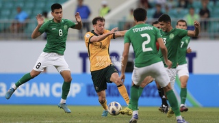 KẾT QUẢ bóng đá U23 Úc 1-0 U23 Turkmenistan, U23 châu Á