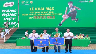 Khai mạc giải bóng rổ học TP.HCM năm học 2017/2018 Cúp Nestlé MILO