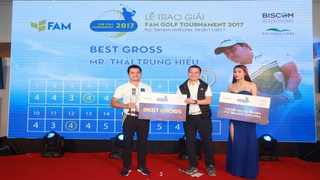 Gôn thủ Thái Trung Hiếu vô địch tại giải FAM Golf Tournament 2017