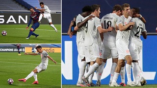 Kết quả bóng đá bán kết cúp C1 châu Âu: Lyon 0-3 Bayern Munich