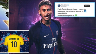 Neymar CHÍNH THỨC gia nhập PSG, mặc áo số 10