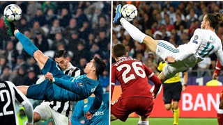 Siêu phẩm vào lưới Juventus của Ronaldo lọt đề cử bàn thắng đẹp nhất mùa của UEFA