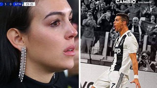 Người hâm mộ xúc động với hình ảnh Georgina Rodriguez bật khóc khi Ronaldo ghi bàn